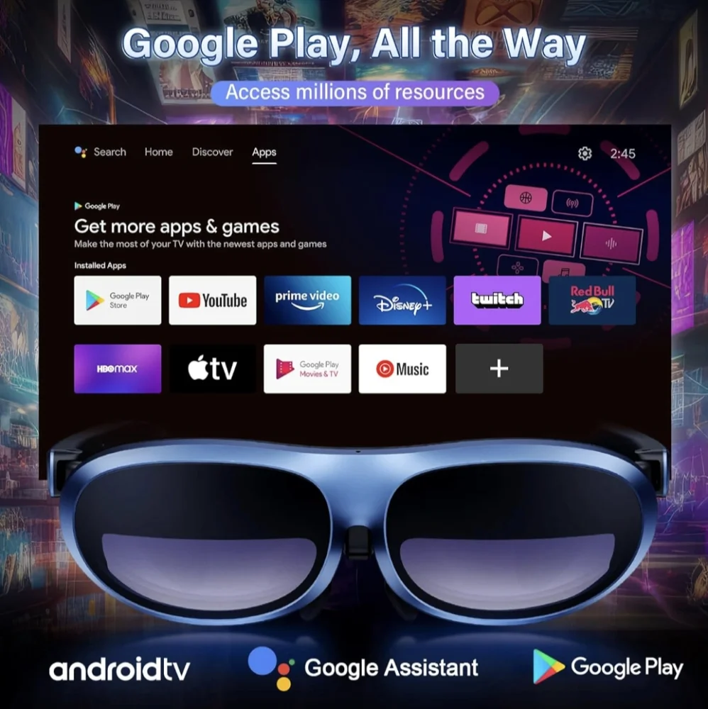 Rokid Max AR glasses with hub.